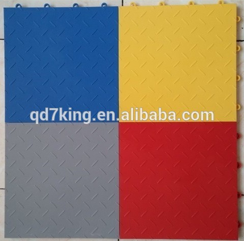 Qingdao 7King wear resistant fire proof plastic pvc flooring mats used for ground