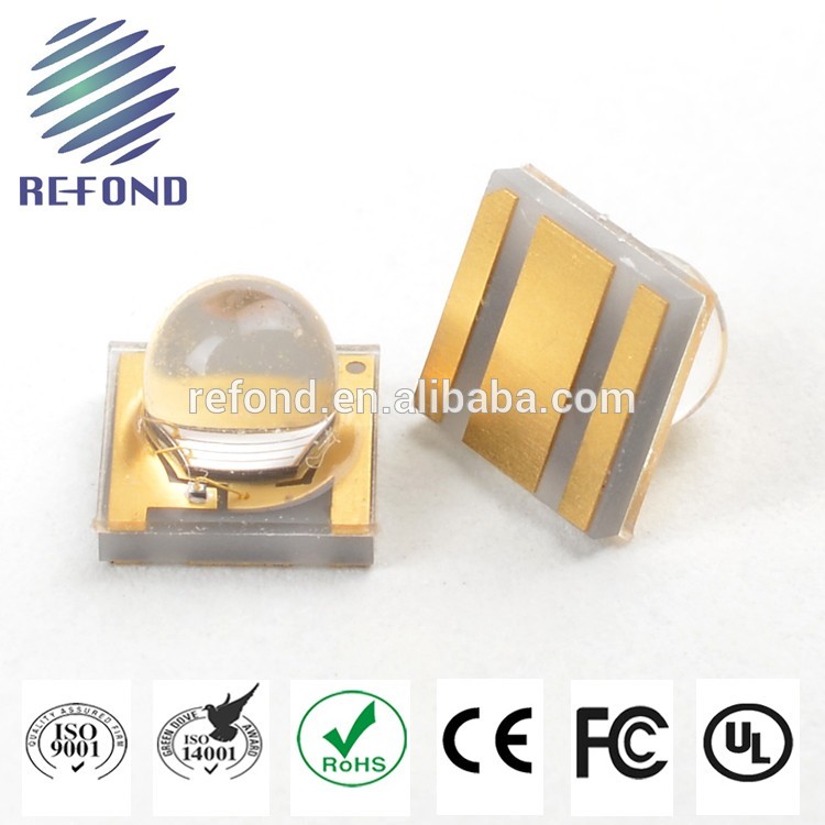 Shenzhen Refond 10W 6565 UV LED 395nm for UV Curing 4 chips uv led