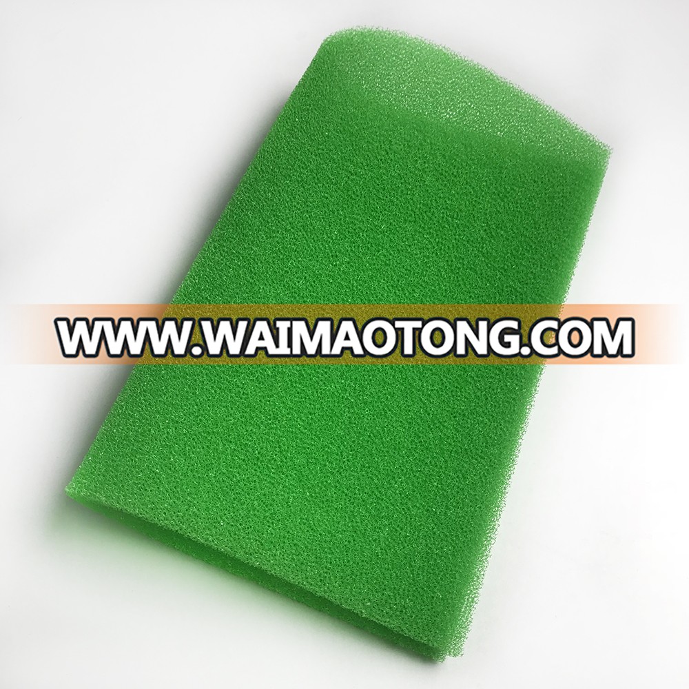 Custom Size Green Antimould Refrigerator Drawer and Shelf Mats Reticulated PU Foam Fridge Fresh Pad