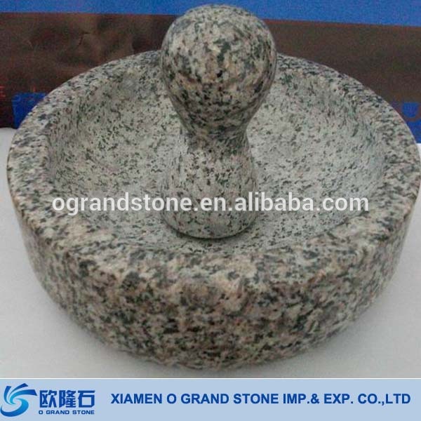 Kitchen Tool Natural Stone Granite Mortar and Pestle