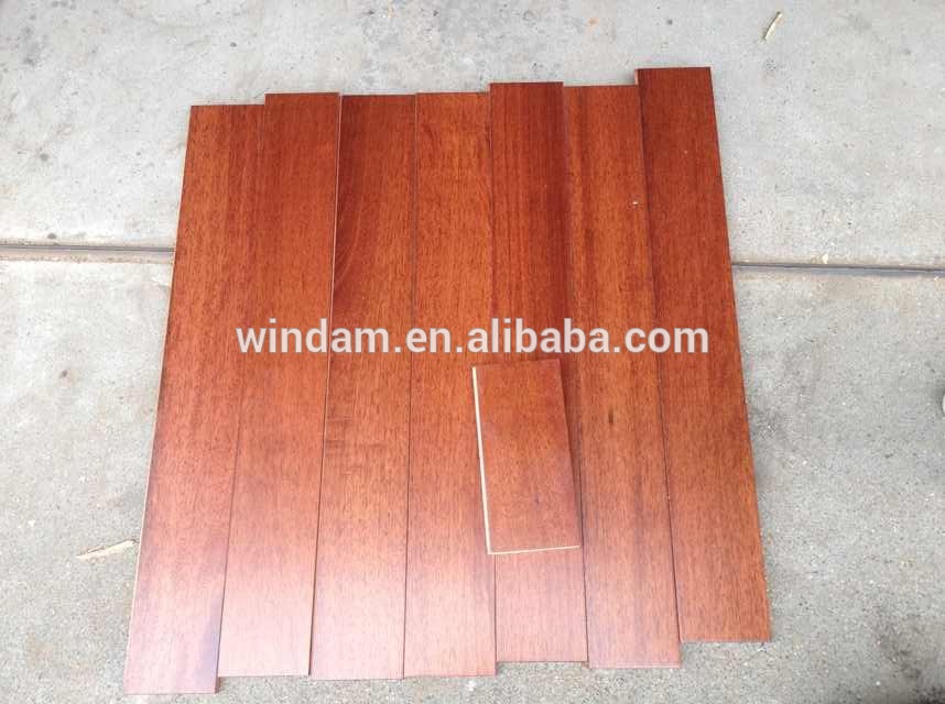 Best grade red color solid Taun wood flooring