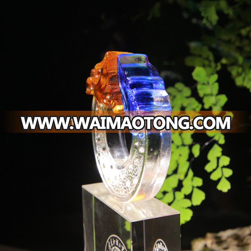 2019 new design awards crystal Custom colorful cheap crystal trophy crystal eagle trophy