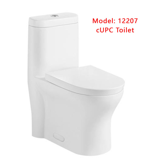 cUPC Ceramic toilet, elongated one piece toilet #12050