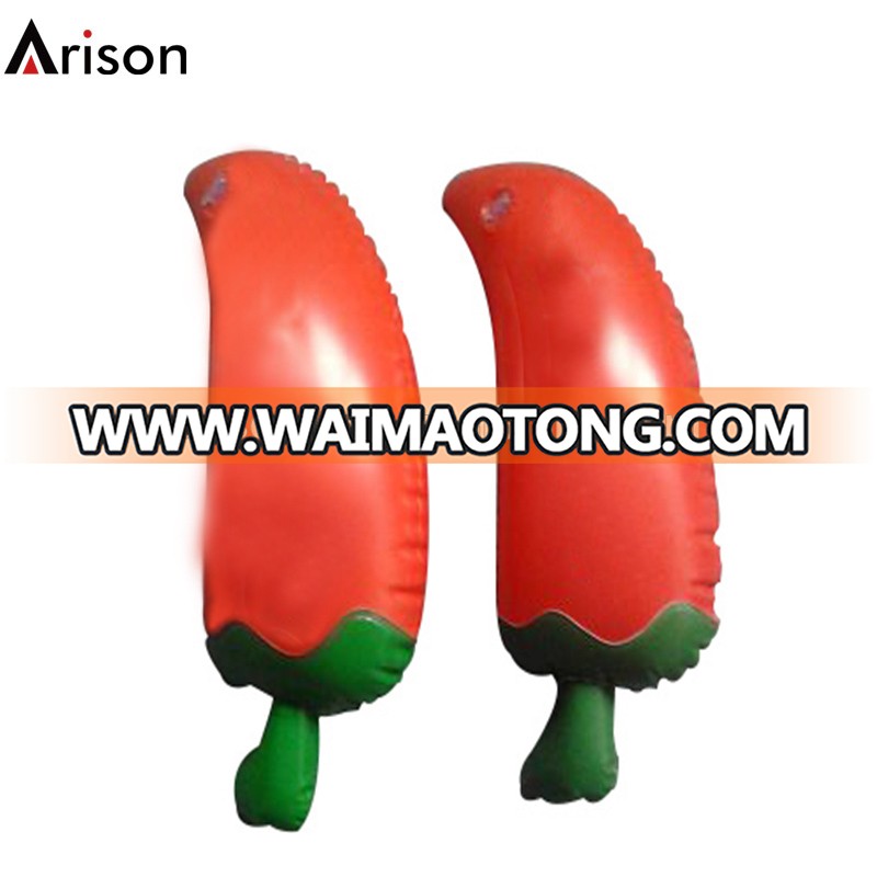 Creative PVC inflatable red pepper inflatable pepper toy for inflatable toys