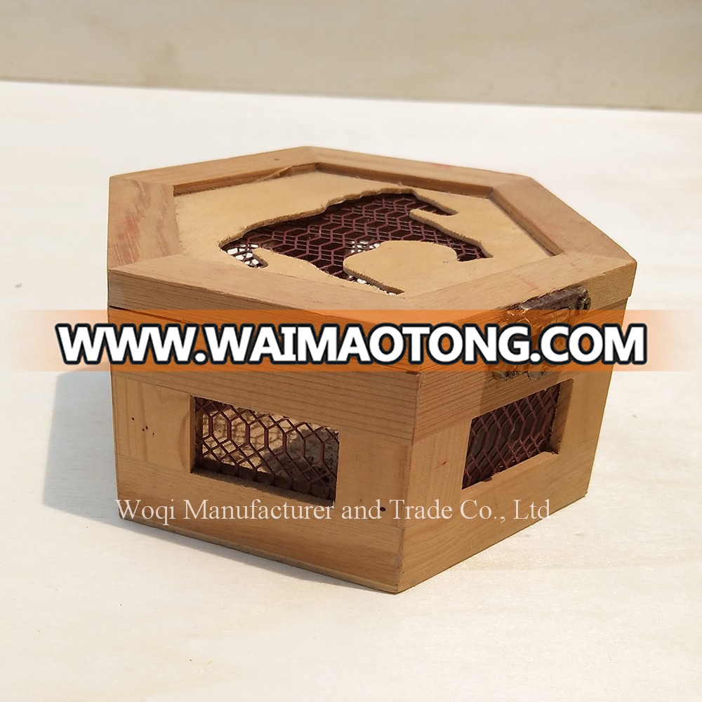 Woqi Elegant gift box . Art nouveau style. Laser cut Wood boxes Chrismas gift