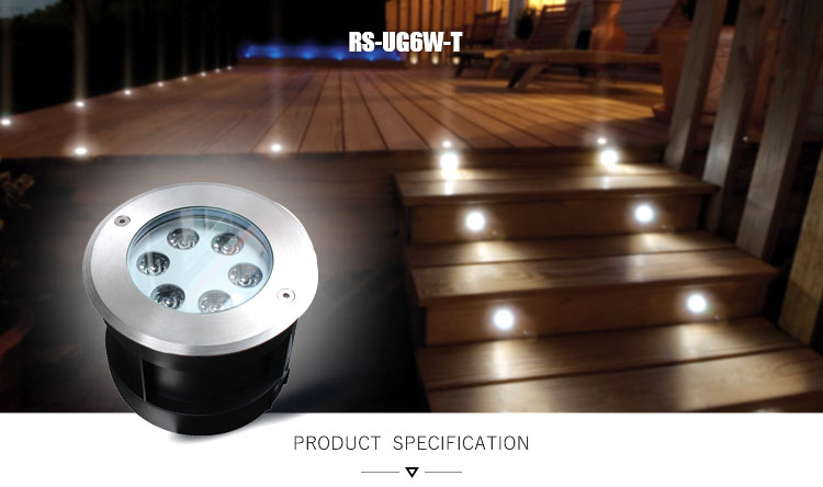 Factory Wholesale 6W Garden Pedestrian Street Packing Area 316Ss Led Inground Lights