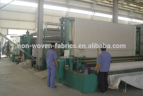 400gsm staple needle-punched 100 polyester non woven fabric / non woven geotextile fabric/polyethylene fabric non woven