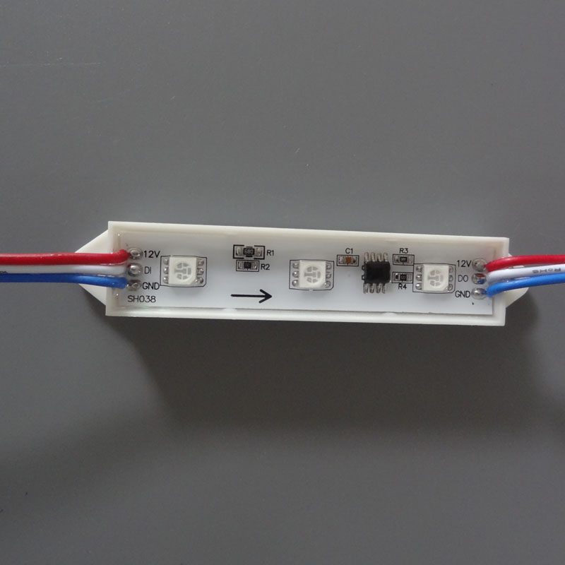 DC12v ws2811 high brightness full color 7515 led pixel module for channel letters