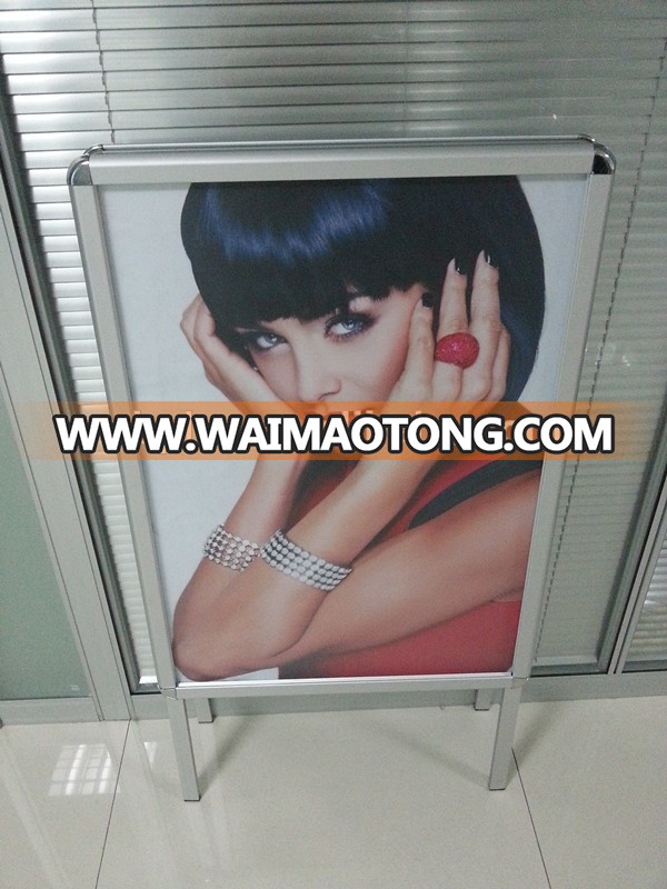 foldable aluminum double side a board sign A0