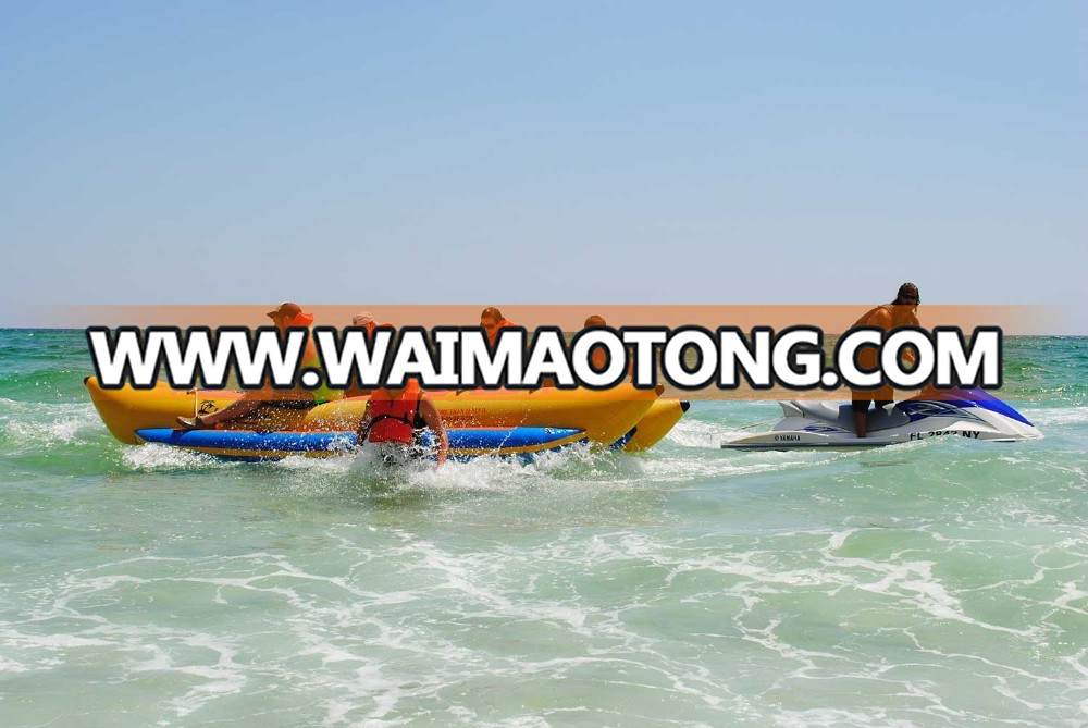 2017 Inflatable water sports banana boat for 5 persons