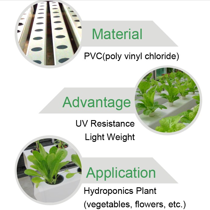 100mm ABS hydroponics square tube