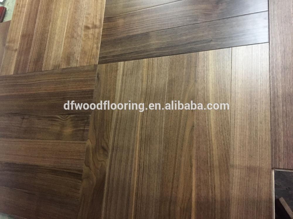 2017 Factory Price Natural Finished American Black Walnut Multilayer Engineered Wood Flooring