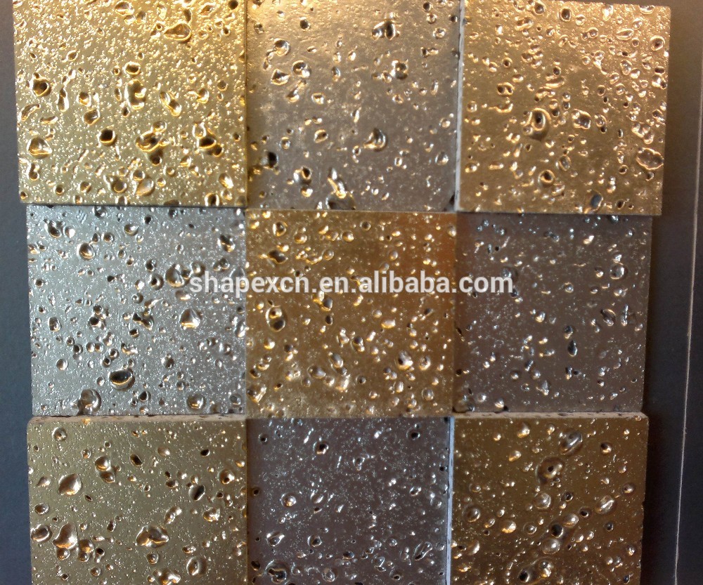 Wholesale paint spraying volcanic rock stone tile