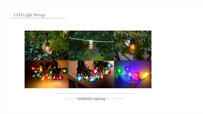 G40 G50 Colored Led Light 110 Volt Led Light Christmas Led Decoration