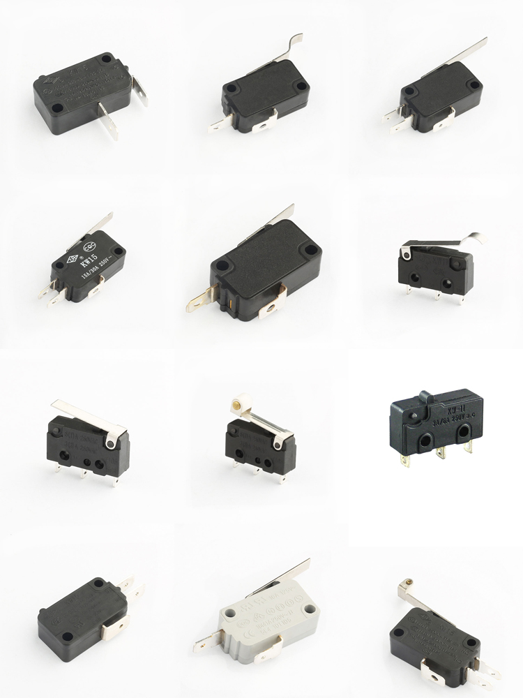 hot sale china professional factory  t125 5e4 Black micro switch for cabinet lock