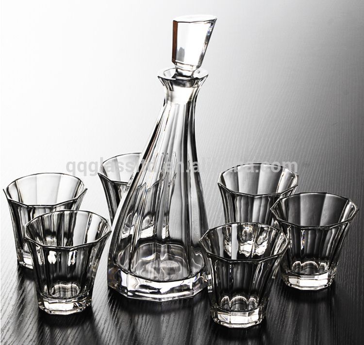 Direct Factory Price Latest whiskey decanter set with glasses