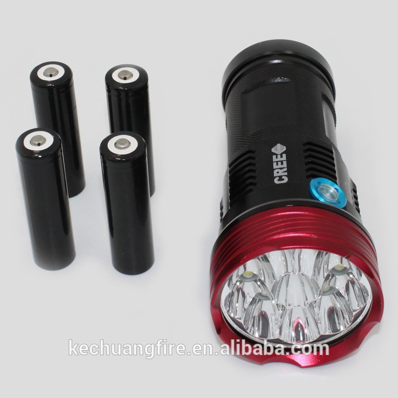 12000 Lumens Light Flashlamp 10 x XM-L T6 LED Flashlight Torch Lamp Lights For Hunting Camping