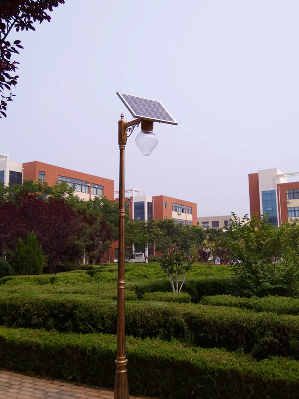 led solar garden light with light pole 10W