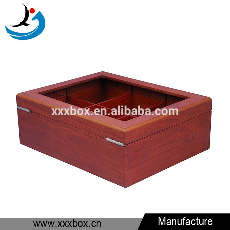 high quality lacquer painting tea chest wooden box