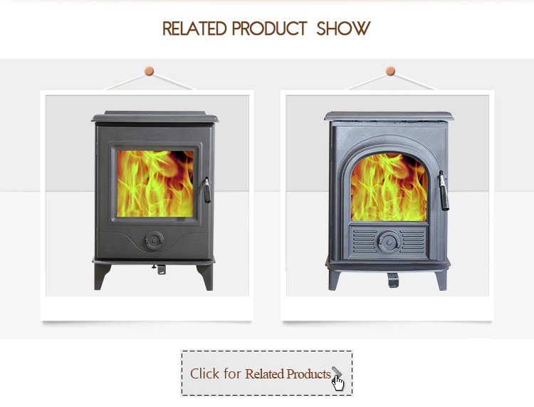 Hot Sale Hiflame GR908 high quality Steel plate wood burning fireplace stove with log stand