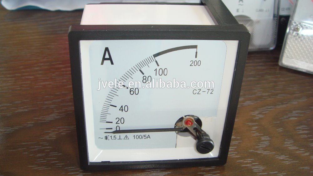 China supplier DC Volt Meter DC Voltmeter 72x72mm 96x96mm Analog DC Panel Meter