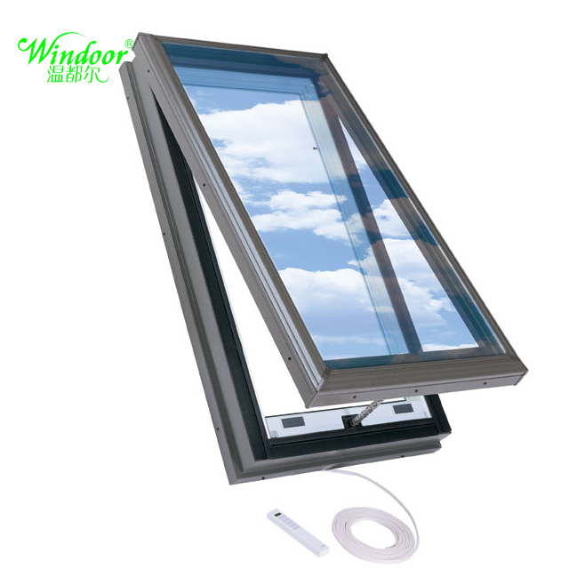 Thermal breaking Aluminum skylight 1.4mm thickness tightness skylight aluminum skylight