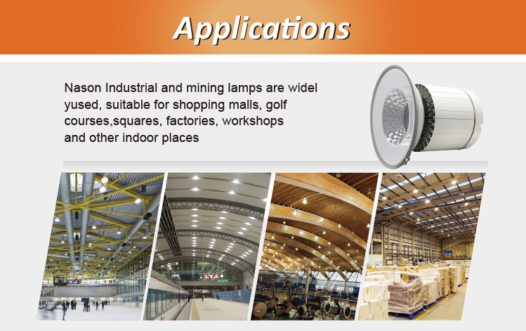 5-year warranty high quality 50w 100w 150w 200w 250w high temp led high bay