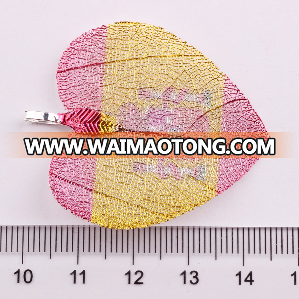 pretty color flag of spain heart pendants custom made charms wholesale