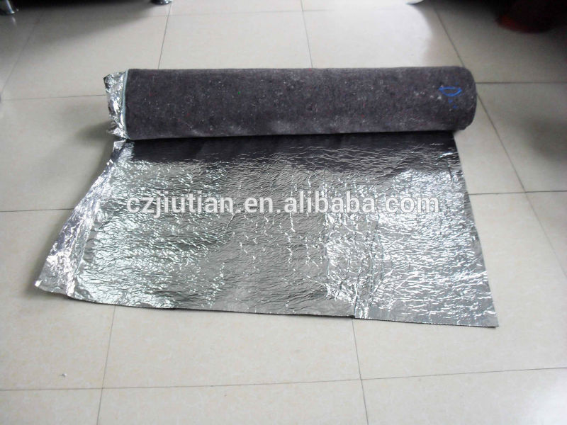 Moisture-Proof Felt Flooring Underlayment With Plastic Foil