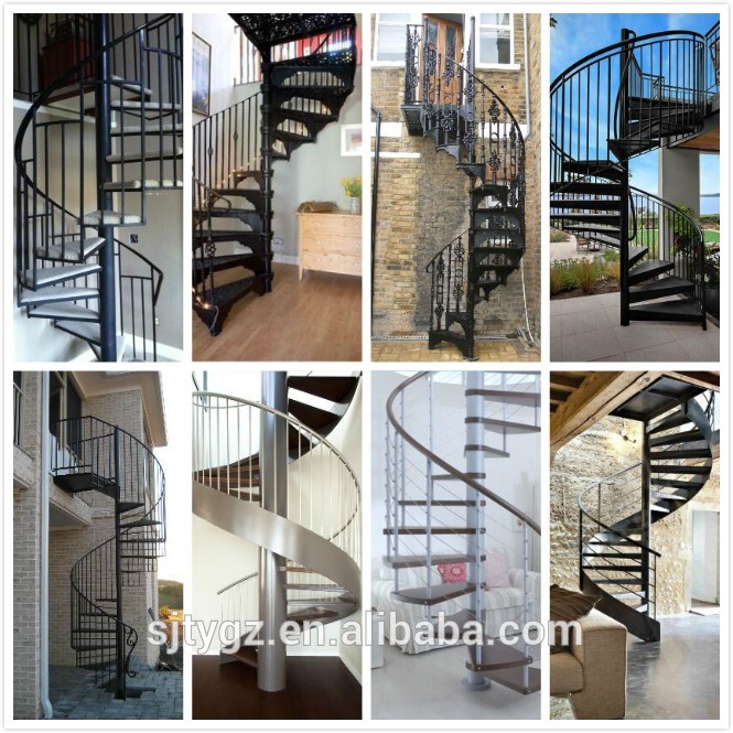 2019 Modern interior spiral staircase from Alibaba China supplier