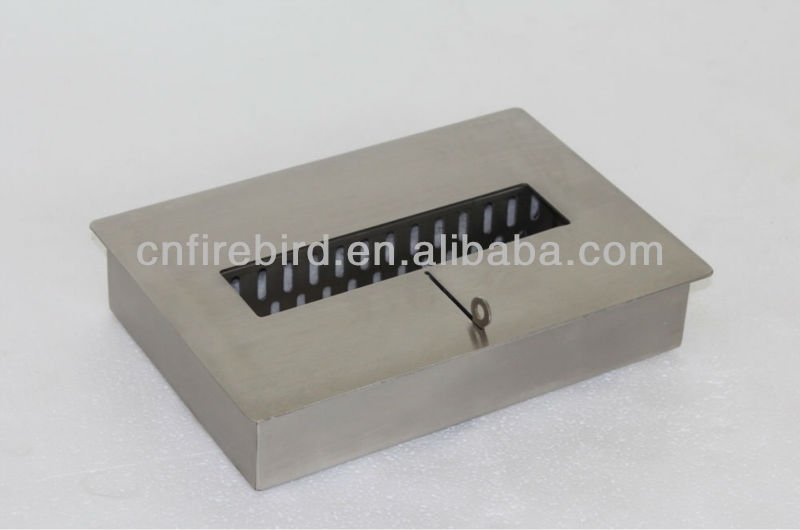 Bio ethanol fireplace stainless steel burner FDB26 with double layers design and ceramic fiber inside