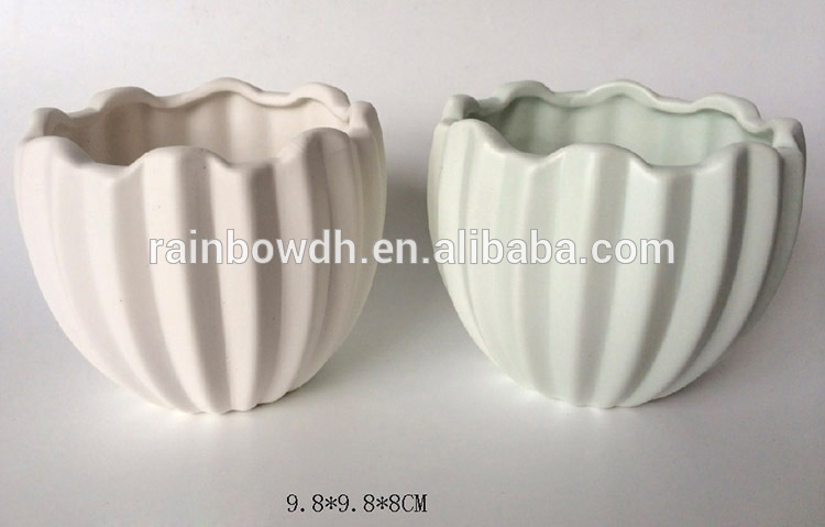 Green Small Ceramic Pots for Indoor Plants