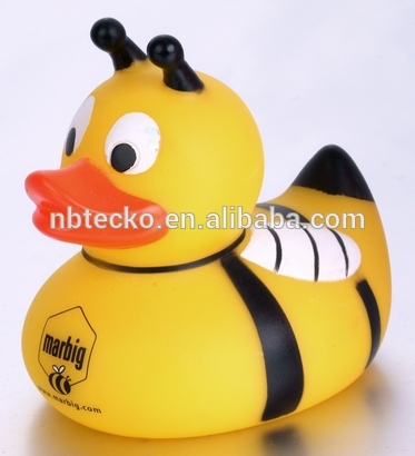 PVC Christmas bath duck deer design babies PVC tub floating duck toy