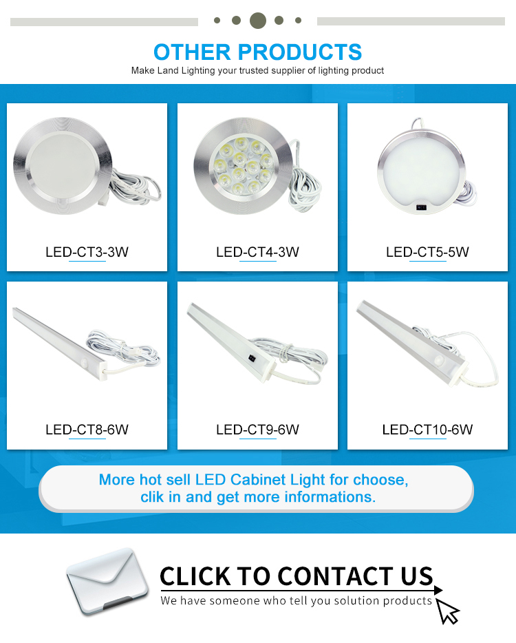 LED mini spot light 2.5W mini round led cabinet panel light