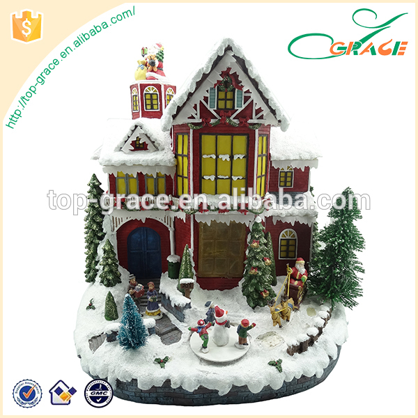 Custom Christmas Festival Decor Musical Box Christmas House Decoration