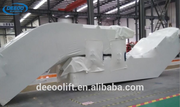 outside outdoor aluminium material step escalator