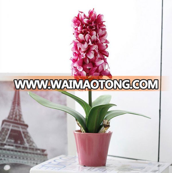 Hot style fabric artificial hyacinth bonsai forhome decoration