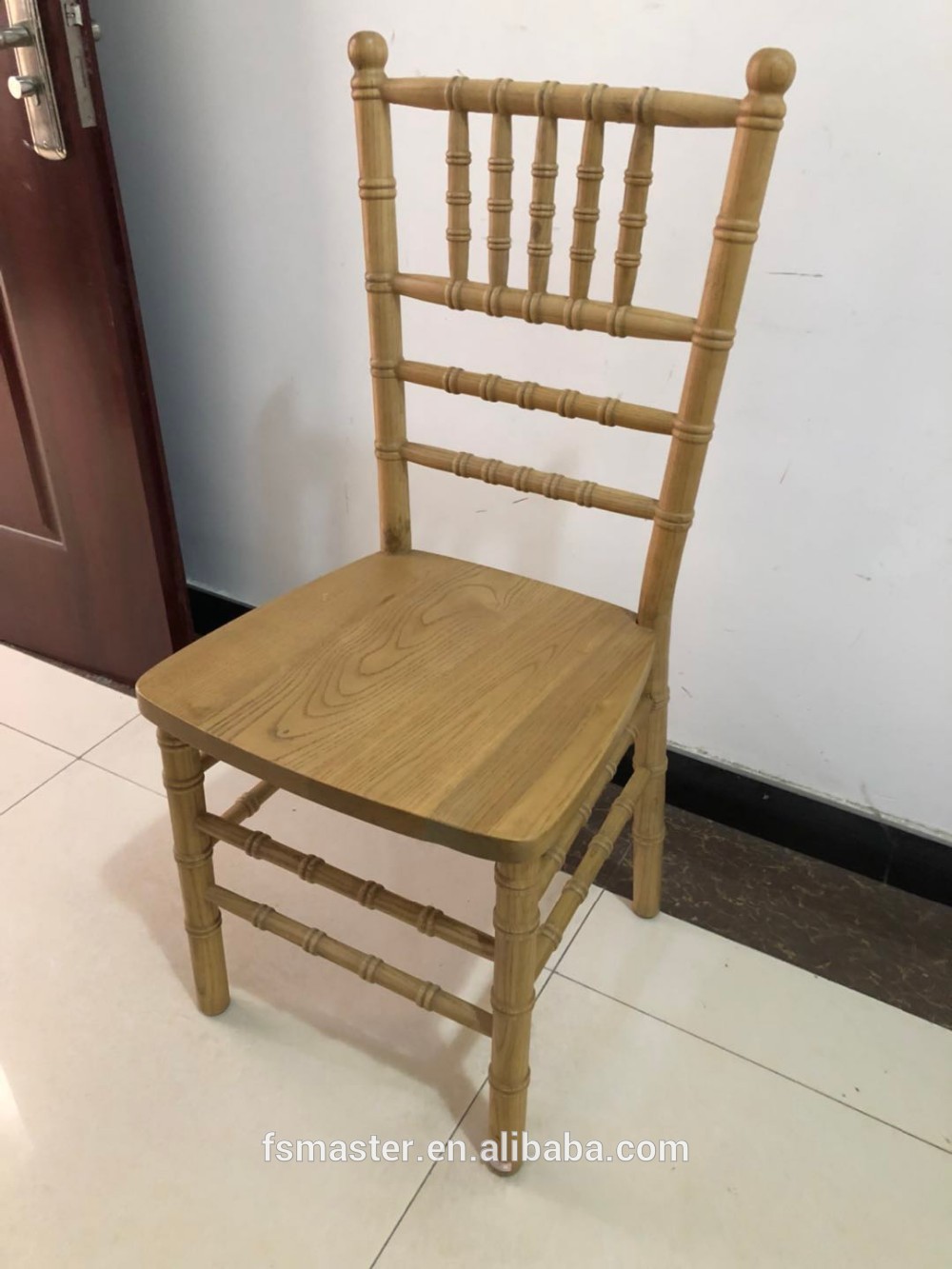 wholesale outdoor natural mahogany wood chiavari dining chair