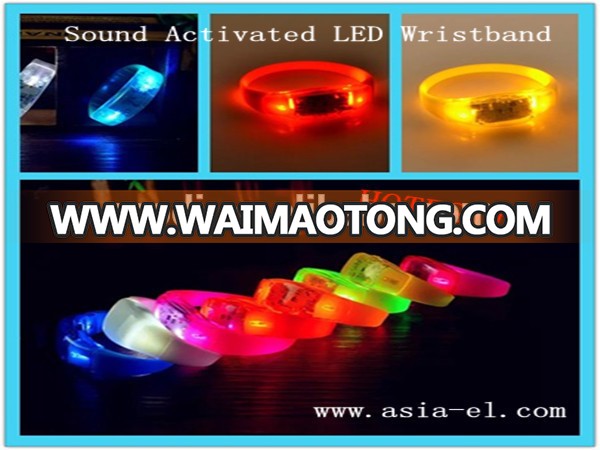 HOT-Cheap silicone wristbands/Colorful led slap bracelet,flashing bracelet