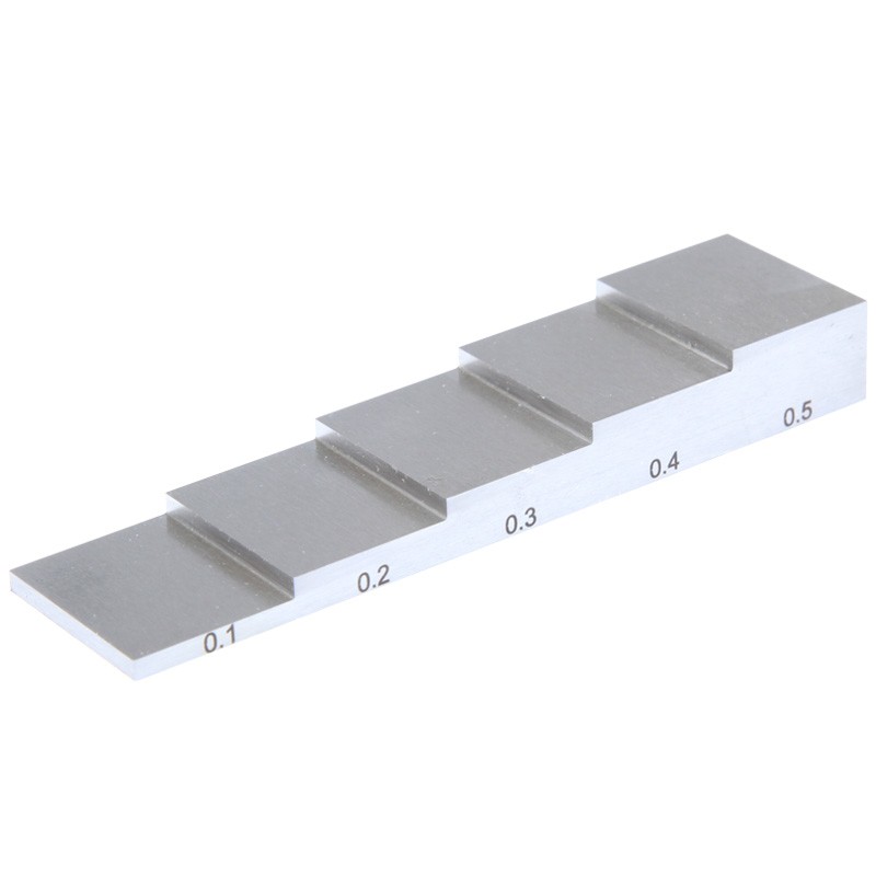 OEM 5 Step Steel Pipe Test Calibration Blocks in mm / inch