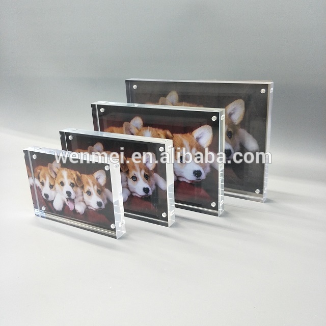 High Polished Acrylic Plexiglass Picture Photo Frames