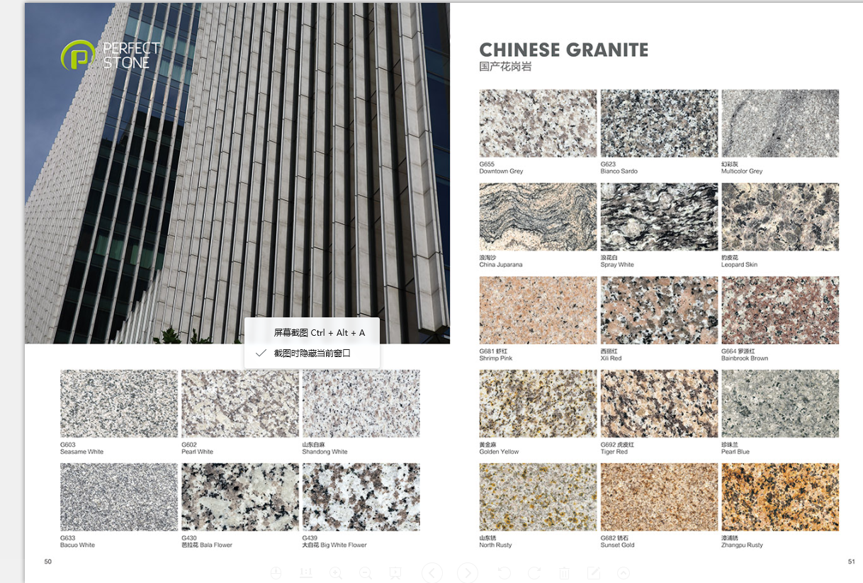 Granite grey G603 for flamed granite tiles floor tiles