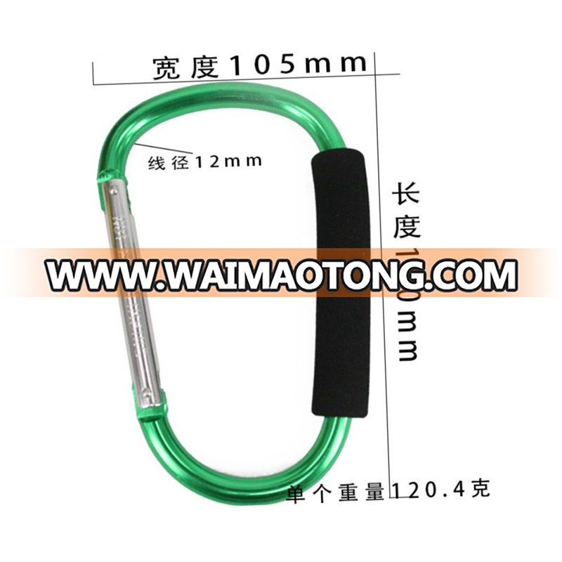 HXY Custom 14cm 16cm 18cm Size Large Carabiner With Foam