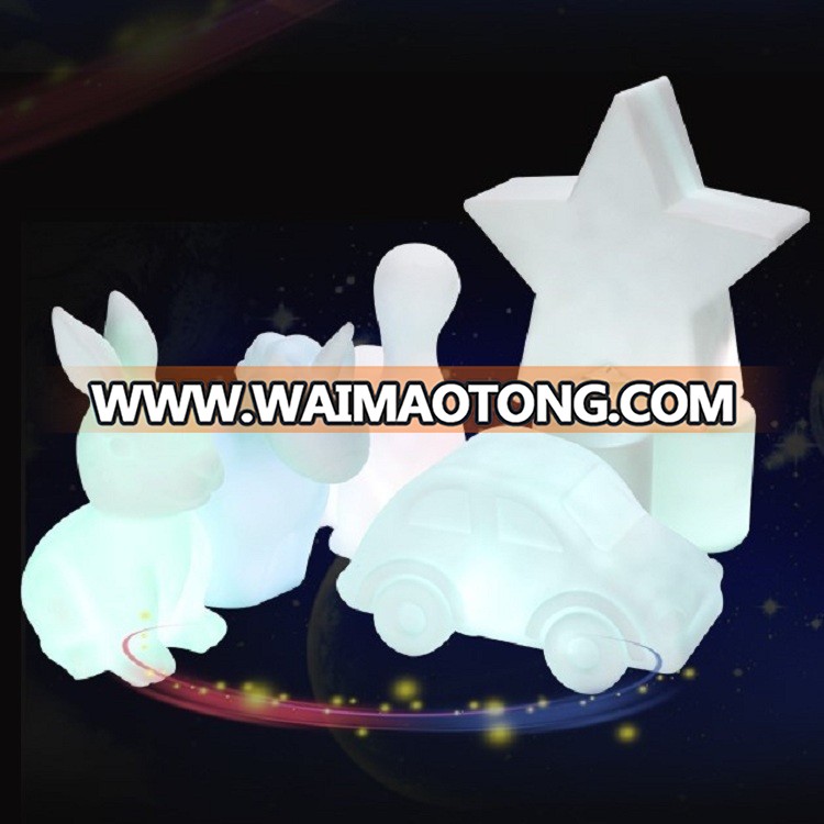 CE 20cm big star shape baby lamp for kids high quality children night lights