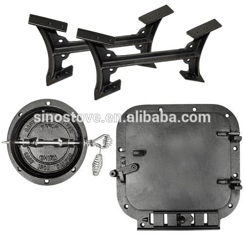 cast iron barrel stove kit/ stove accessories