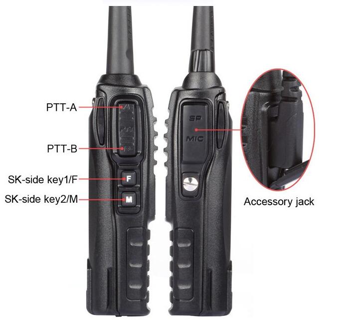 5W High Power Output Two way ham radio Walkie Talkie Baofeng UV-82 powerful professional Long range