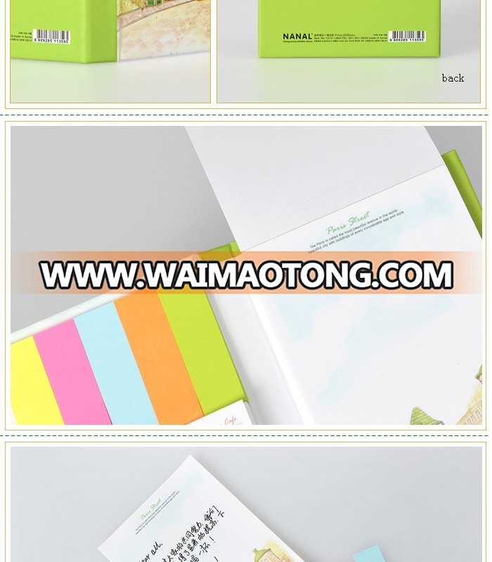 Promotional Pocket Memo Pad With Colorful Book Markers