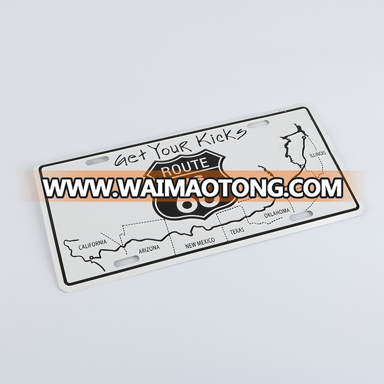 China Top Quality Eco friendly Aluminum Plastic Decorative Custom Car Plate