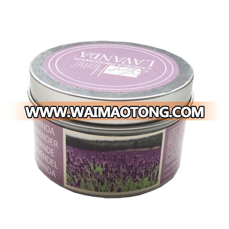 festival Manufacture High Quality jar scented Candle lavender Candle for gift