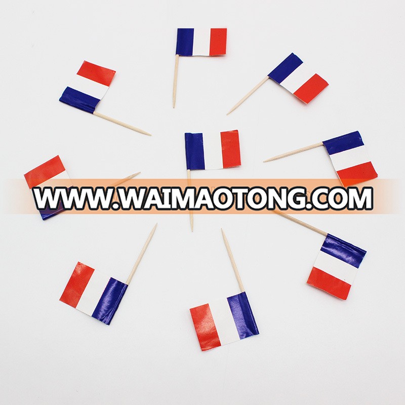 2017 new design toothpick of national flag,the factory